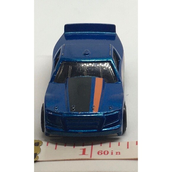 Circle Trucker Hot Wheels 2010 Blue Orange Tony DeBerry Race Car 20 Mattel H35 - Picture 13 of 14